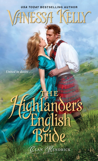 Book cover of: Highlander's English Bride. By: Vanessa Kelly