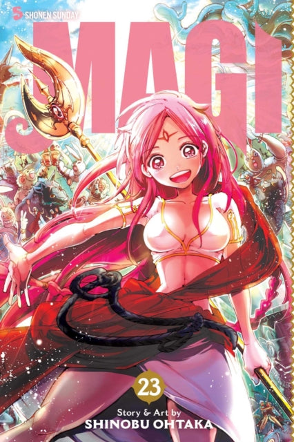 Book cover of: Magi: The Labyrinth of Magic, Vol. 23. By: Shinobu Ōtaka