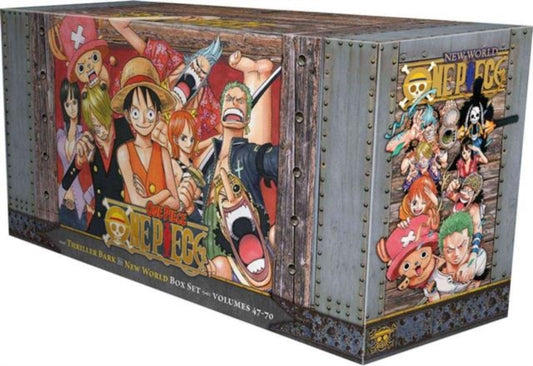Book cover of: One Piece Box Set 3: Thriller Bark to New World. By: 尾田栄一郎