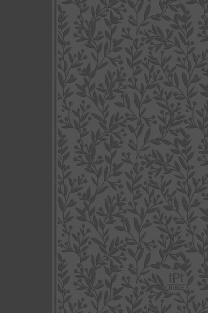 Book cover of: Passion Translation New Testament with Psalms, Proverbs and Song of Songs (2020 Edn) Grey Leather. By: Passion & Fire Ministries