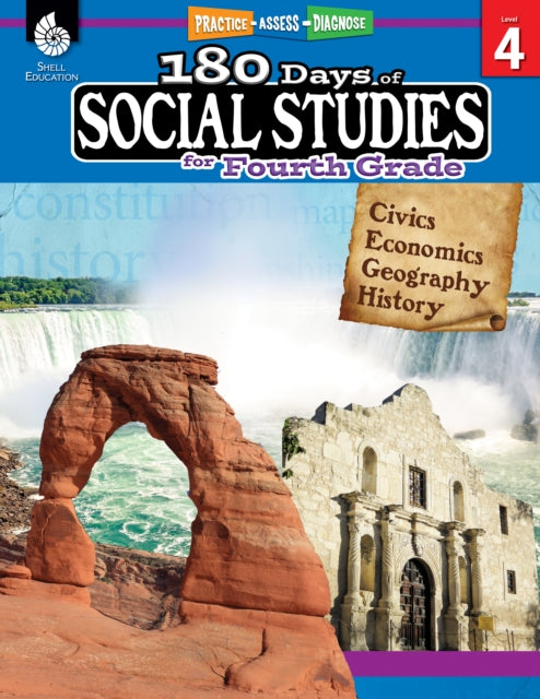Book cover of: 180 Days™: Social Studies for Fourth Grade. By: Marla Tomlinson