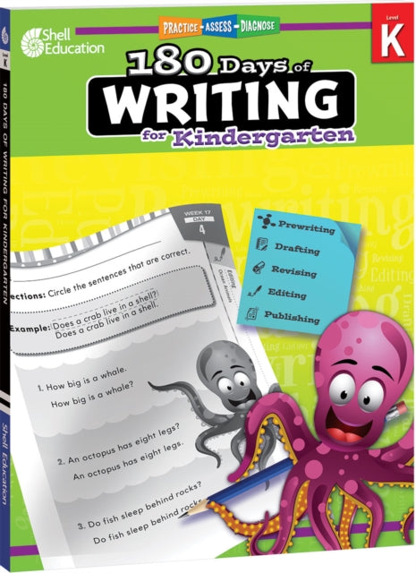 Book cover of: 180 Days™: Writing for Kindergarten. By: Tracy Pearce