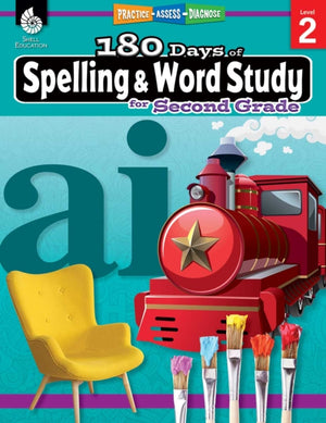 180 Days™: Spelling and Word Study for Second Grade, Practice, Assess, Diagnose