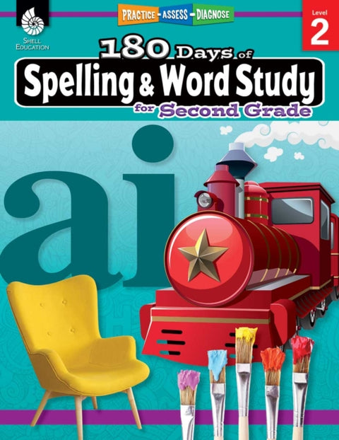 180 Days™: Spelling and Word Study for Second Grade, Practice, Assess, Diagnose
