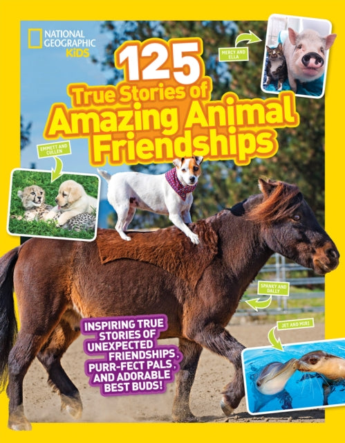 Book cover of: 125 Animal Friendships. By: Lisa Gerry