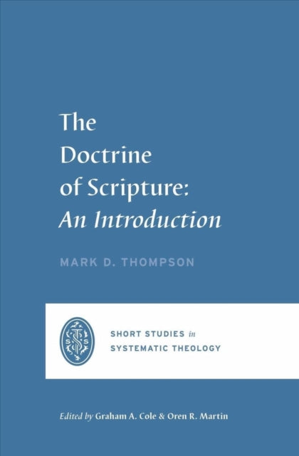 Book cover of: Doctrine of Scripture. By: Graham A. Cole