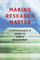 Book cover of: Making Research Matter. By: Linda R. Tropp