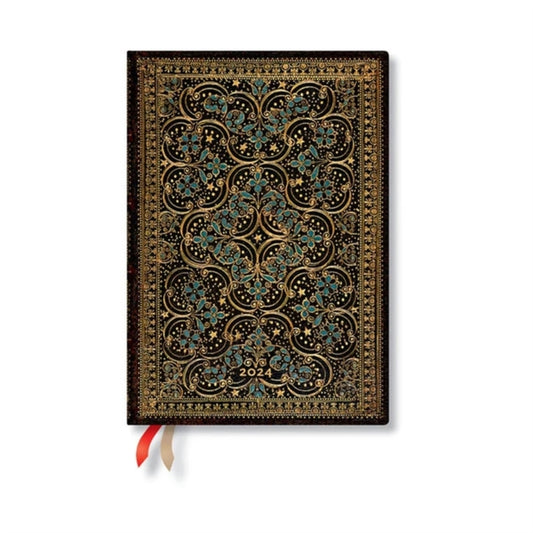Book cover of: Restoration (The Queen’s Binding) Midi 12-month Dayplanner 2024. By: Paperblanks