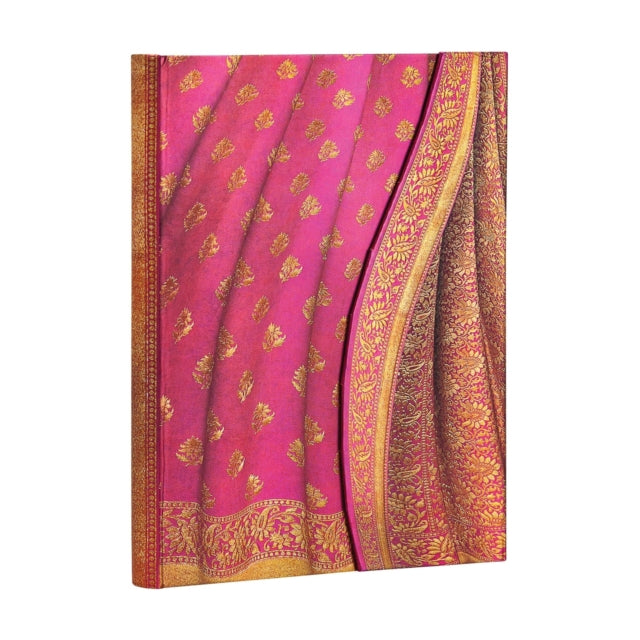 Book cover of: Gulabi (Varanasi Silks and Saris) Midi Lined Hardcover Journal. By: Paperblanks