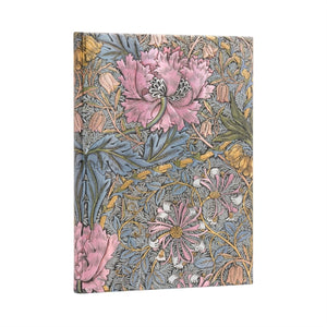Morris Pink Honeysuckle (William Morris) Ultra Lined Hardcover Journal