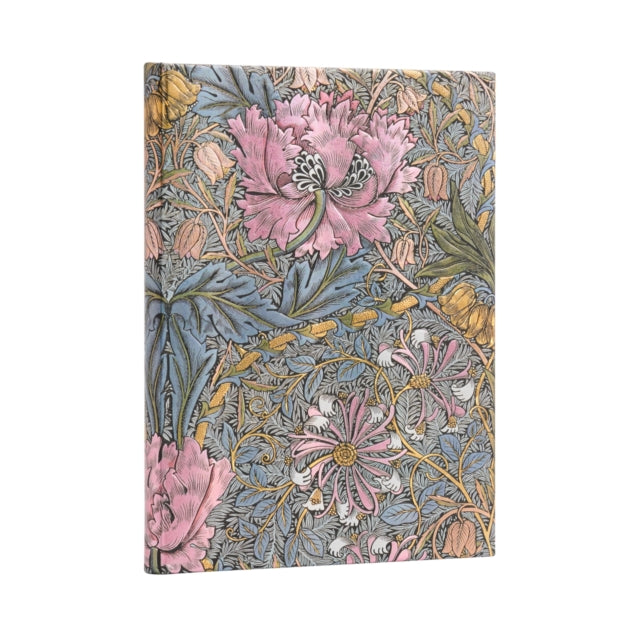 Book cover of: Morris Pink Honeysuckle (William Morris) Ultra Unlined Hardcover Journal. By: Paperblanks