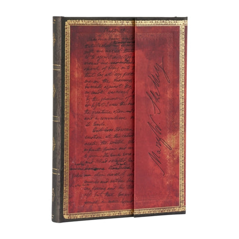 Mary Shelley, Frankenstein (Embellished Manuscripts Collection) Midi Lined Hardback Journal (Wrap Closure)