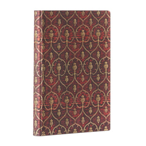 Red Velvet Midi Unlined Softcover Flexi Journal (Elastic Band Closure)