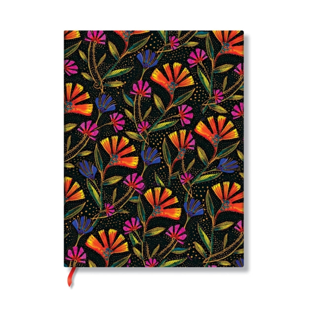 Book cover of: Wild Flowers (Playful Creations) Midi Hardback Address Book (Elastic Band Closure). By: Paperblanks