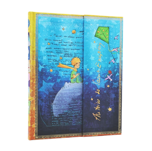 Book cover of: Saint-Exupery, The Little Prince (Embellished Manuscripts Collection) Ultra Lined Hardcover Journal (Wrap Closure)