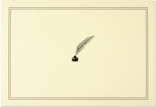 Book cover of: Note Card Quill Pen & Ink