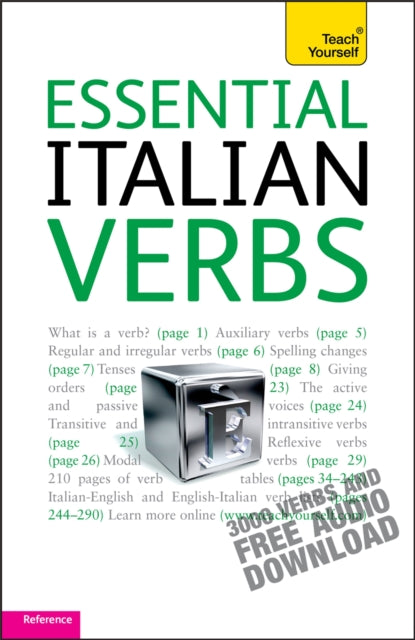Book cover of: Essential Italian Verbs: Teach Yourself