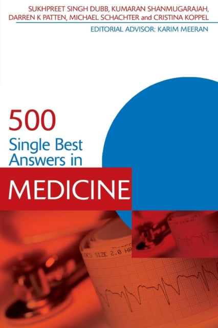 Book cover of: 500 Single Best Answers in Medicine