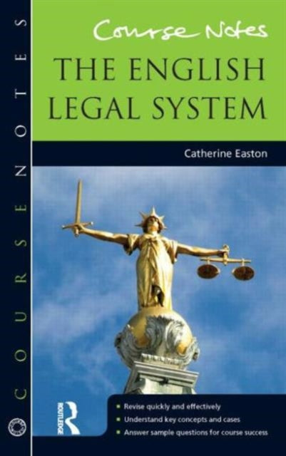 Book cover of: BRICKFIELD: Course Notes: the English Legal System. By: Catherine Easton