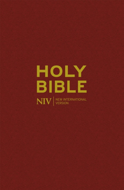 NIV Popular Burgundy Hardback Bible 9781444701487 New International Version