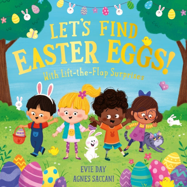 Book cover of: Let's Find Easter Eggs!. By: Evie Day