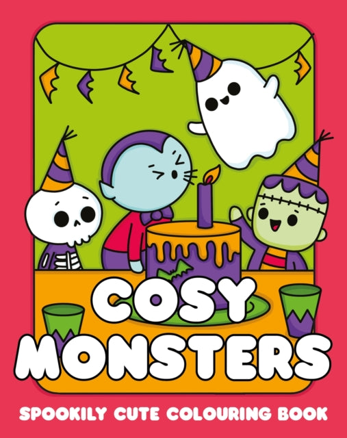Book cover of: Cosy Monsters: A Super Cute Colouring Book