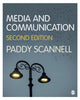 Book cover of: Media and Communication. By: Paddy Scannell