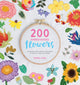 Book cover of: 200 Embroidered Flowers. By: Kristen Gula