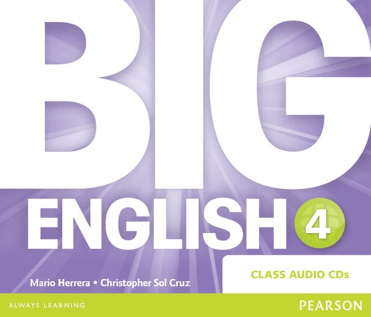 Book cover of: Big English 4 Class CD. By: CRUZ HERRERA