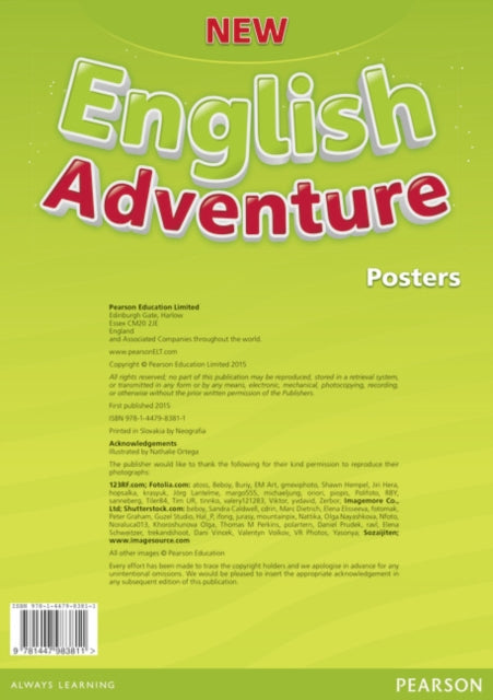 Book cover of: New English Adventure PL 2/GL 1 Posters