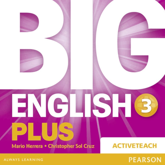 Book cover of: Big English Plus American Edition 3 Active Teach CD. By: Mario Herrera