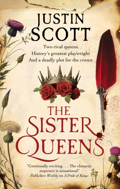 Book cover of: Sister Queens. By: Justin Scott