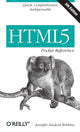Book cover of: HTML5 Pocket Reference