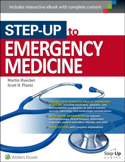 Book cover of: Step-Up to Emergency Medicine. By: Martin Huecker MD  FAAEM