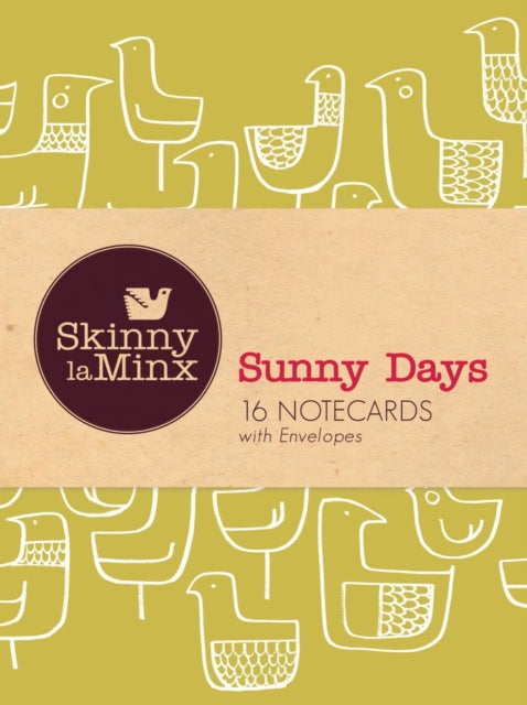 Book cover of: Sunny Days 16 Notecards and Envelopes (Skinny Laminx). By: Skinny laMinx