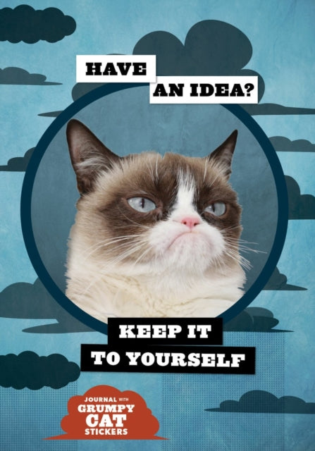 Book cover of: Grumpy Cat Flexi Journal with Stickers. By: Grumpy Cat