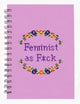 Book cover of: Feminist as F*ck Notebook. By: Stephanie Rohr