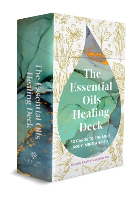 Book cover of: Essential Oils Healing Deck. By: Michelle Schoffro Cook