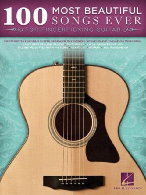 Book cover of: 100 Most Beautiful Songs Ever