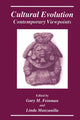 Book cover of: Cultural Evolution. By: Gary M. Feinman