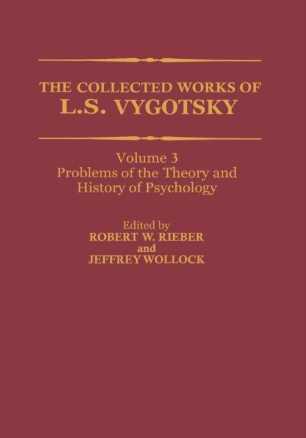 Book cover of: Collected Works of L. S. Vygotsky. By: L. S. Vygotsky