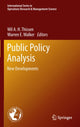 Book cover of: Public Policy Analysis