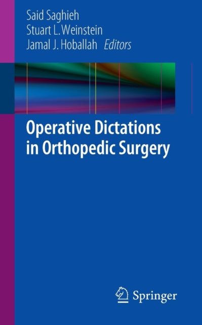 Book cover of: Operative Dictations in Orthopedic Surgery