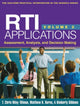 Book cover of: RTI Applications, Volume 2. By: T. Chris Riley-Tillman