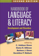 Book cover of: Handbook of Language and Literacy, Second Edition