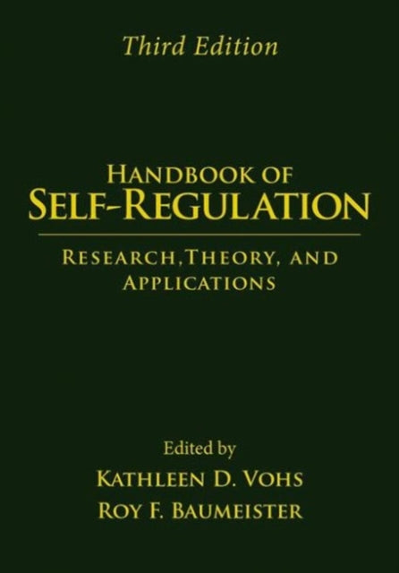 Book cover of: Handbook of Self-Regulation, Third Edition