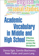 Book cover of: Academic Vocabulary in Middle and High School. By: Donna Ogle