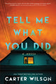 Book cover of: Tell Me What You Did. By: Carter Wilson
