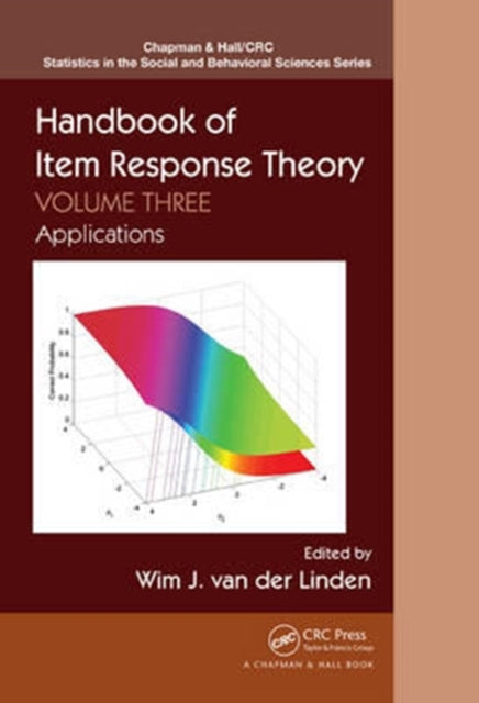 Book cover of: Handbook of Item Response Theory. By: Wim J. van der Linden