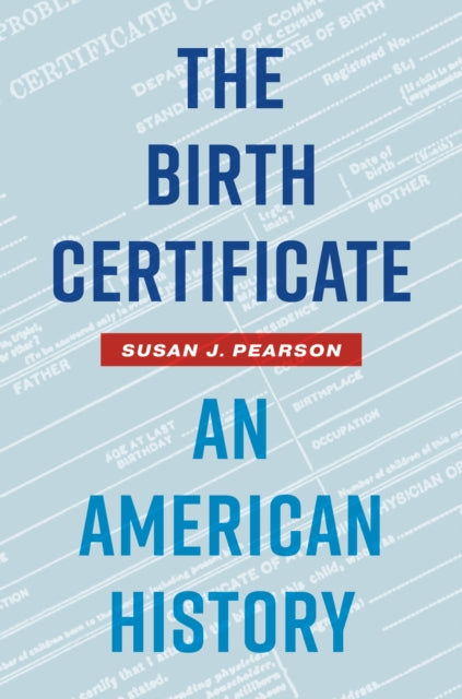 Book cover of: Birth Certificate. By: Susan J. Pearson